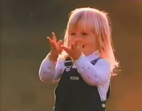 Cute Kid Ball Drop Fail GIF