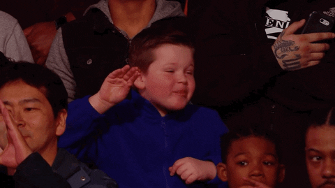 Cute Kid Blah Blah Blah Reaction GIF