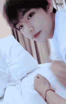 Cute Kim Taehyung Bed GIF