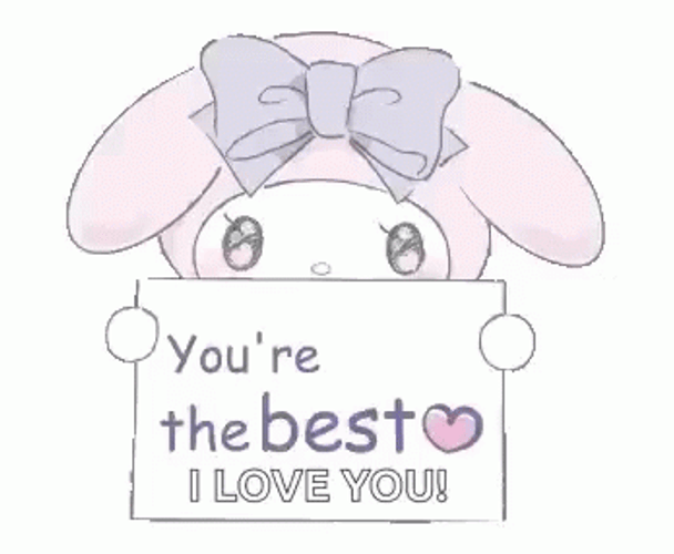 Cute Kitten Writes You The Best Animation GIF