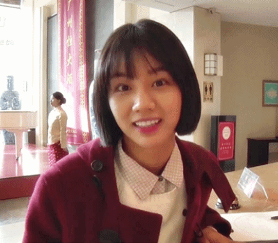 Cute Korean Girl Okay Sign GIF