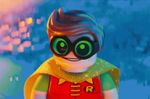 Cute Lego Batman Super Hero GIF