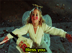 Cute Little Angel Costume Bless You GIF