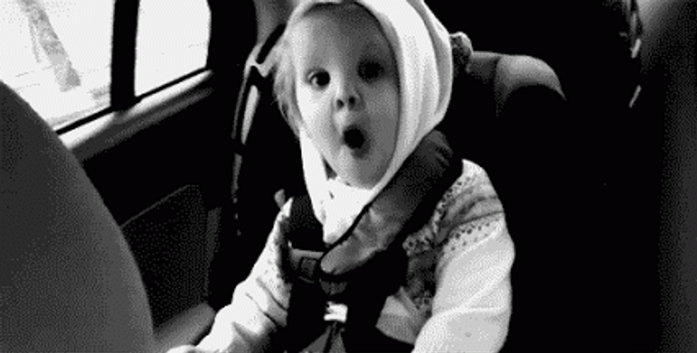 Cute Little Baby Ohhh Excited GIF