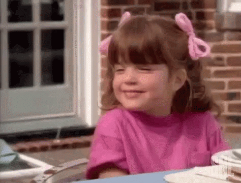 Cute Little Girl Giggling GIF
