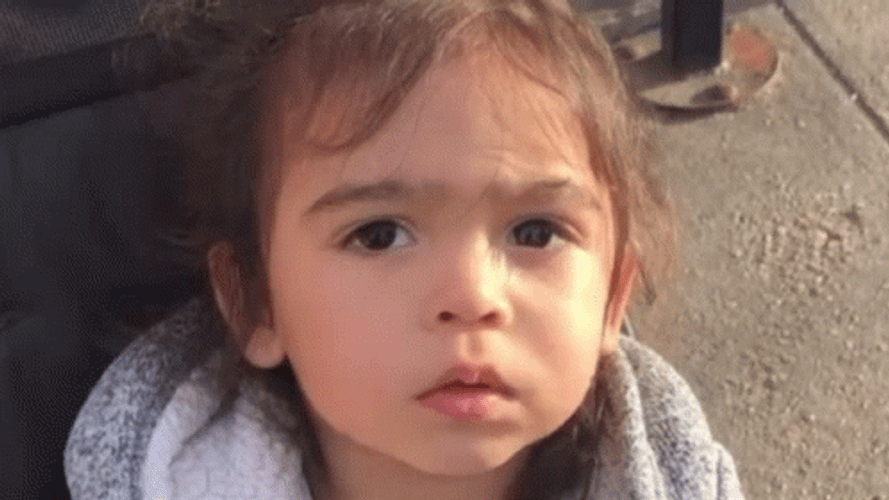 Cute Little Girl Rolls Her Eyes GIF