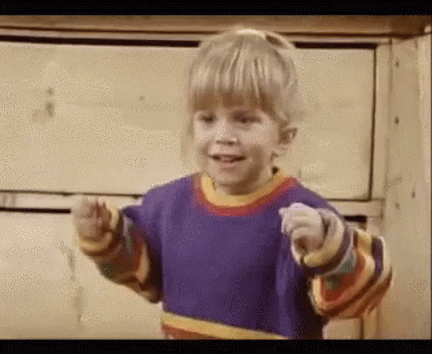 Cute Little Girl Wiggle GIF