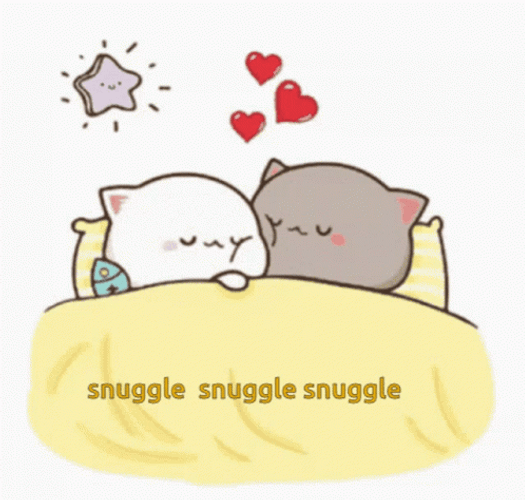 Cute Love Snuggle Snuggle GIF