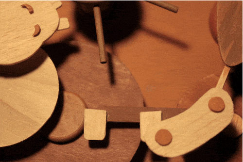 Cute Mechanical Hungry Hippo GIF