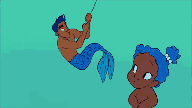 Cute Mermaid Gif GIF