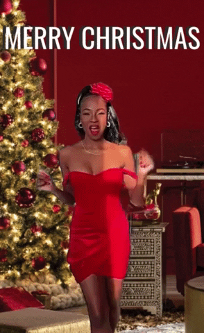 Jeleesa Cute Dancing Merry Christmas GIF