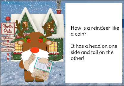 Cute Merry Christmas Wishes Side And Tail GIF