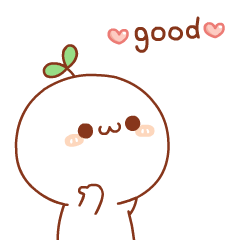 Cute Mochi Budding Pop Thumbs Up Good Good GIF