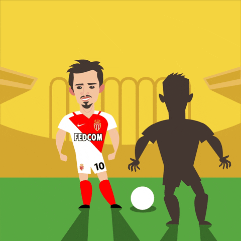 Cute Monaco Silva Football Game GIF