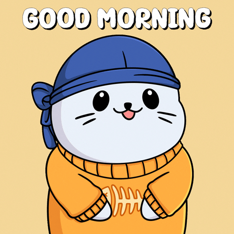 Cute Monday Cat GIF