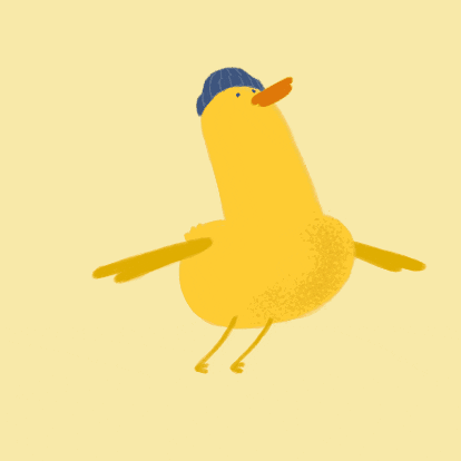Cute Monday Dancing Duck GIF
