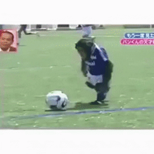 Cute Monkey Playing Futbol GIF