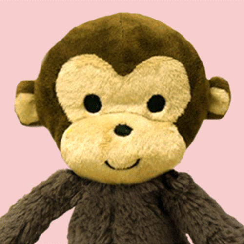Cute Monkey Puppet Wink GIF