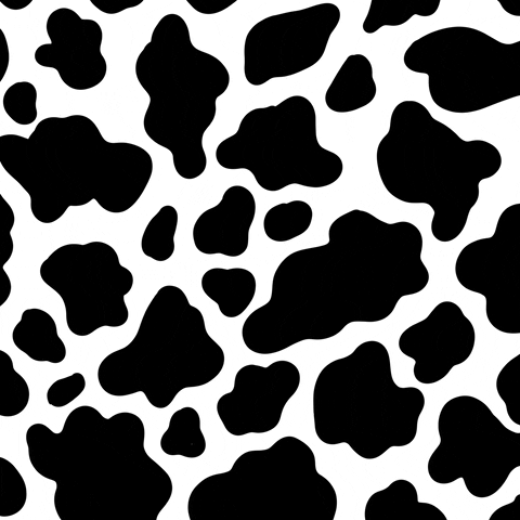 Cute Moo Print Moving GIF
