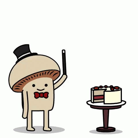 Cute Mushroom Magic GIF