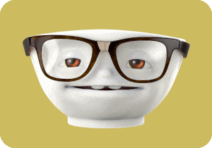 Cute Nerd Emoji Surprised Reaction GIF