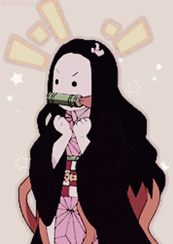 Cute Nezuko Kamado GIF