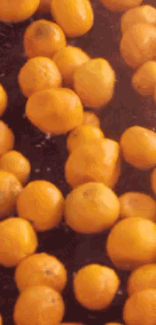 Cute Orange Fruits Bouncing GIF