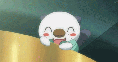 Cute Oshawott Anime Laughing GIF