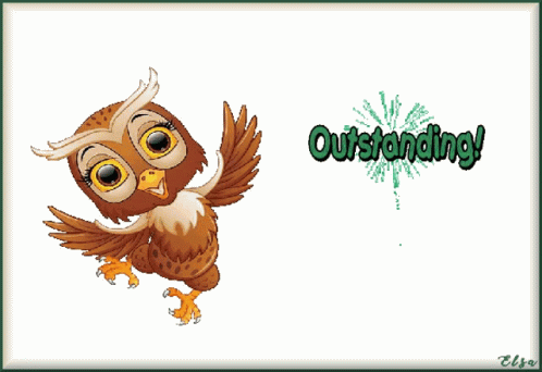Cute Outstanding Of Owl GIF