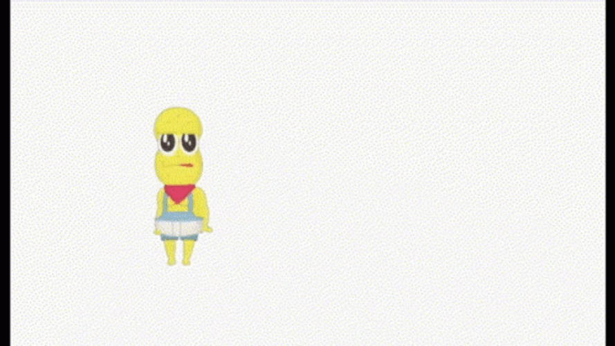 Cute Peanut Animation Cartwheel GIF