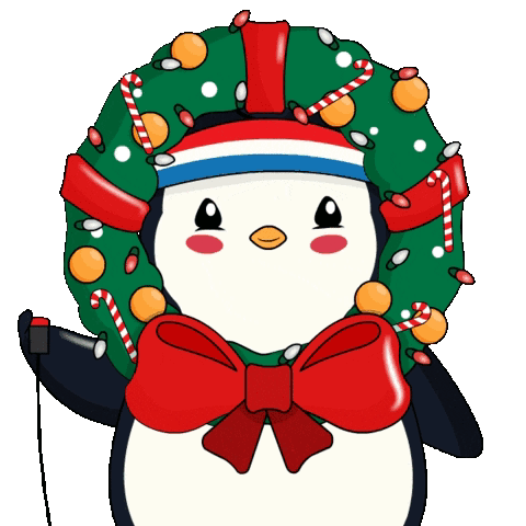 Cute Penguin Happy Christmas GIF