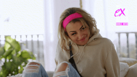 Cute Pink Girl Hangover GIF