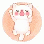 Cute Pixel Cat Peekaboo GIF