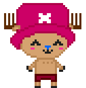 Cute Pixilated Tony Tony Chopper GIF