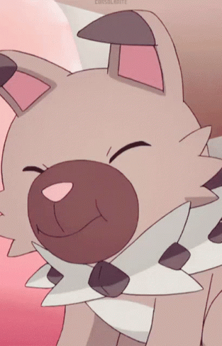 Cute Pokemn Shiny Rockruff GIF