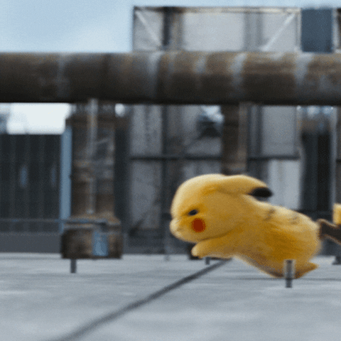 Cute Pokemon Pikachu Attack GIF