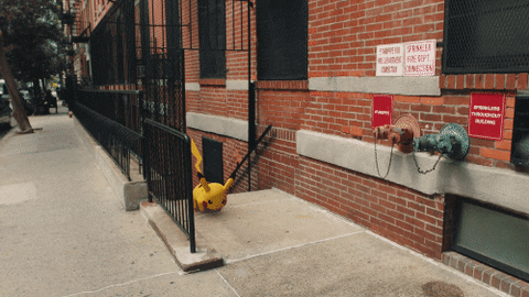 Cute Pokemon Pikachu Waving GIF