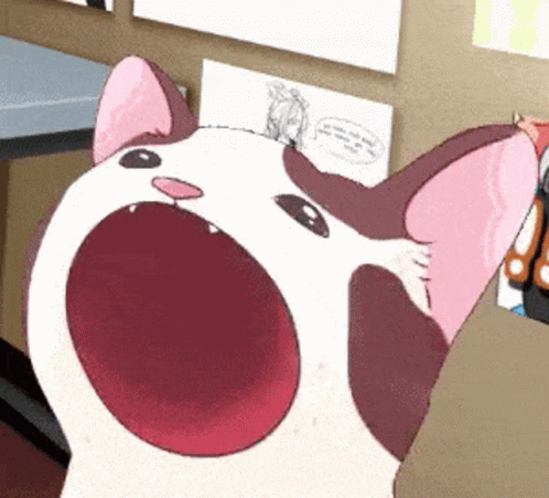 Cute Popcat Exchanging Conversation GIF