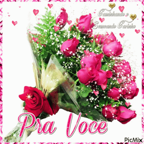 Cute Pra Voce Flores Bouquet GIF