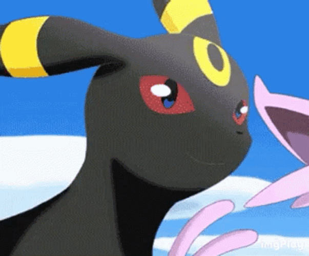 Cute Psychic Pokemon Umbreon  GIF