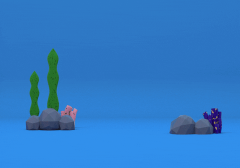 Cute Pufferfish Mirrorball GIF