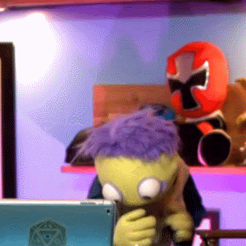 Cute Puppet Creating Rasengan GIF