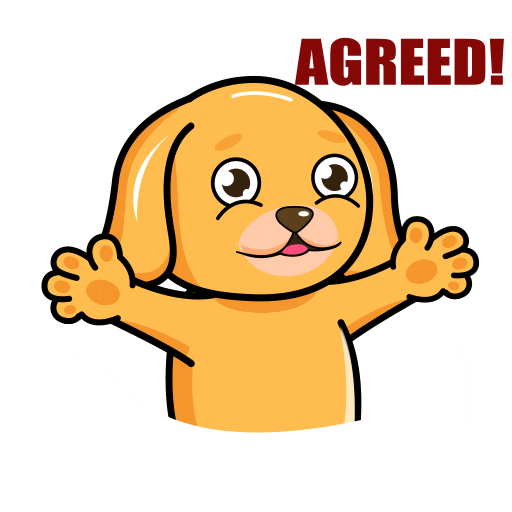 Cute Puppy Agreed Approval GIF