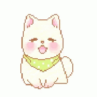 Cute Puppy Barking Pixel Art GIF