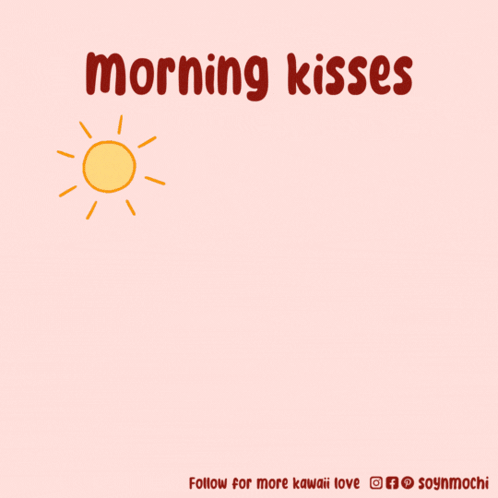 Cute Puppy Bear Morning Kisses GIF