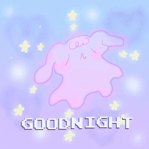 Cute Purple Good Night GIF