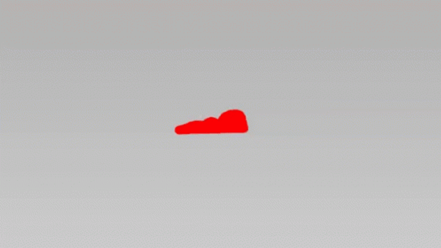 Cute Red Smoke Puff GIF