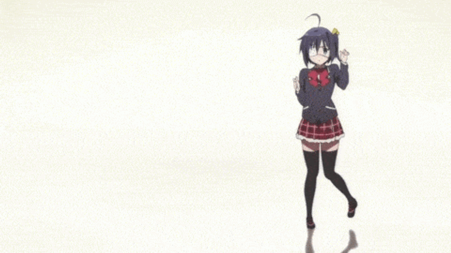 Cute Rikka Takanashi Dance GIF