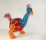 Cute Roadrunner Beep Lego Art GIF