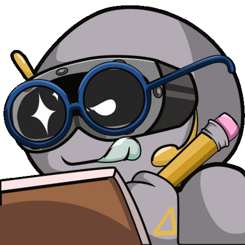 Cute Robot Take Notes GIF